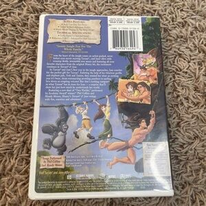Disney Tarzan DVD with Blue and Brown Cover